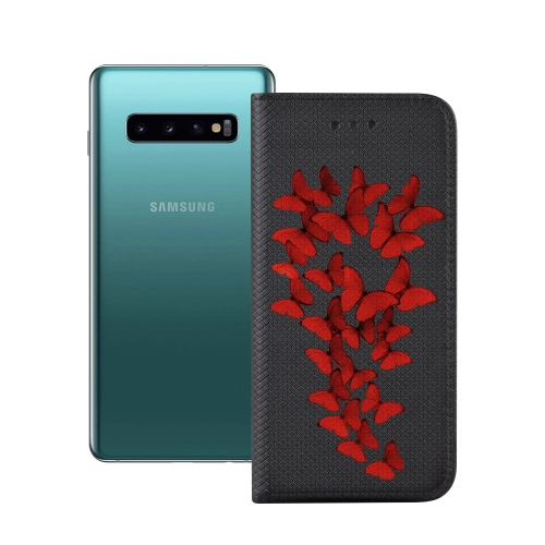 Etui z klapką do SAMSUNG GALAXY S10 PLUS wzór motyle